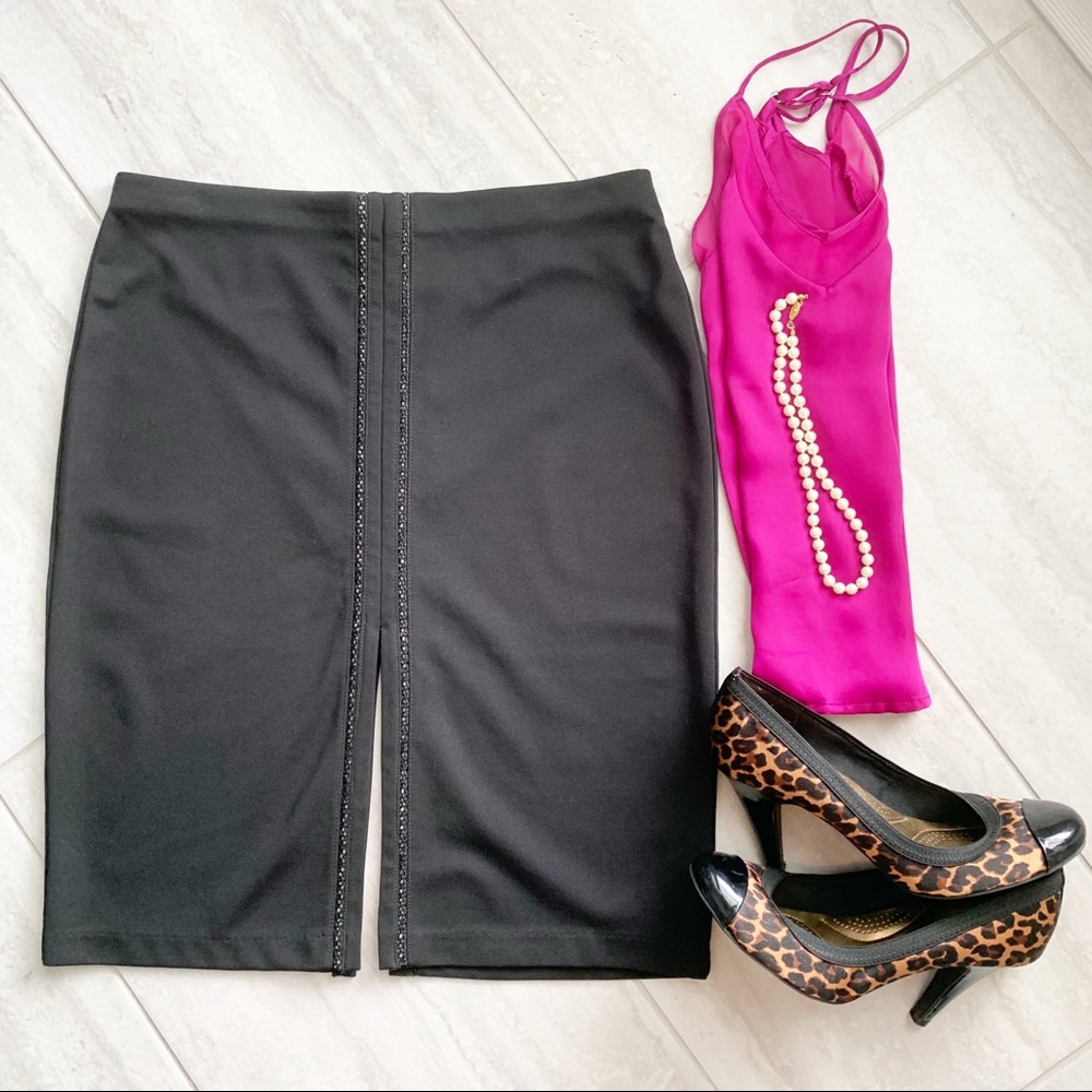 Express Black Pencil Skirt